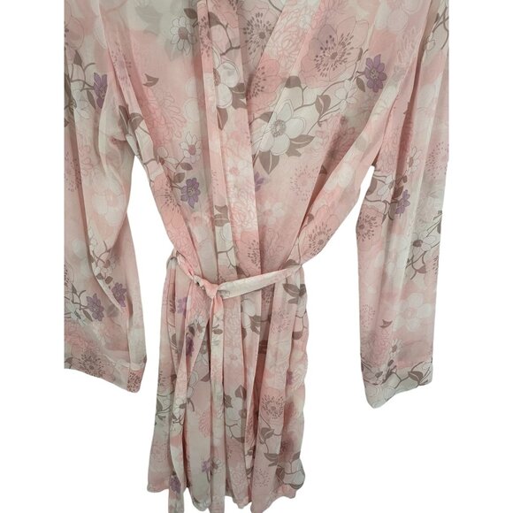Intimo Donatella Nightgown XL Robe M Womens Fairy Whimsy READ Pink Floral - Picture 11 of 16